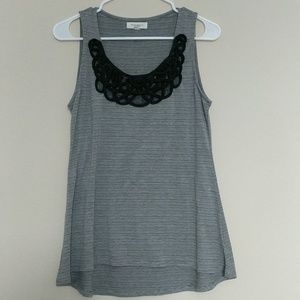 Grey & Black tank top